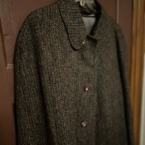 1960’s Penneys Irish Tweed Wool Overcoat Men’s Size 42
